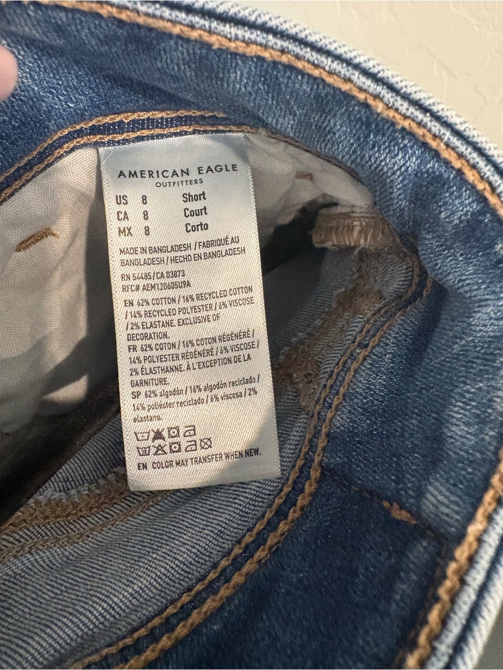 American Eagle Outfitters Light Blue Bootcut Jeans excellent condition - Picture 2 of 3